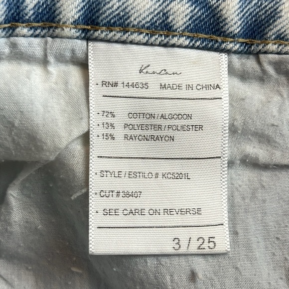 KanCan hi rise ankle skinny acid wash distressed, jeans, size 25 new tags - Picture 8 of 8